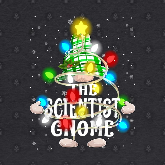 The Scientist Gnome Christmas Matching Family Shirt by intelus